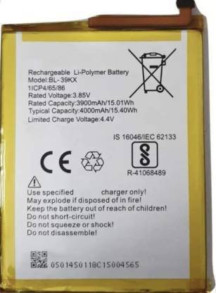 R4S4VK Mobile Battery For  Infinix Full Proper high Capacity INFINIX S4 / Hot 7 Pro / X626 / X626B / X625D /BL-39KX