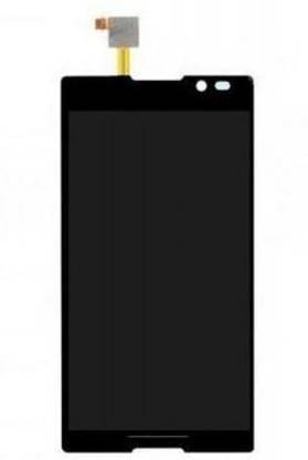 mre LCD Mobile Display for Sony LCD with Touch Screen for Sony Xperia C HSPA Plus C2305 - White (display glass combo folder