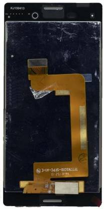 mre LCD Mobile Display for Sony LCD with Touch Screen for Sony Xperia M4 Aqua - Silver (display glass combo folder)
