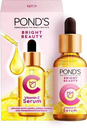 POND's Beauty Vitamin C Serum, Infused with Lemon, Green Papaya & Pomegranate Extract