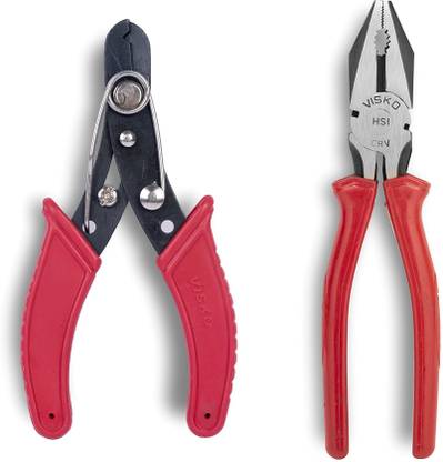 VISKO 812 Tool Set With Plier And Wire Cutter, Hand Tools Set Lineman Plier