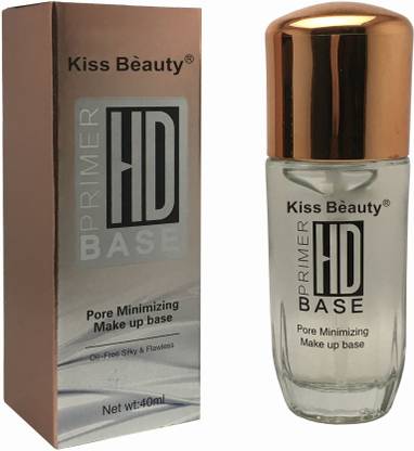 Kiss Beauty HD Base Face Primer Pore Minimizing Makeup Base oil Free Silky and Flawless Face  Primer  - 40 ml