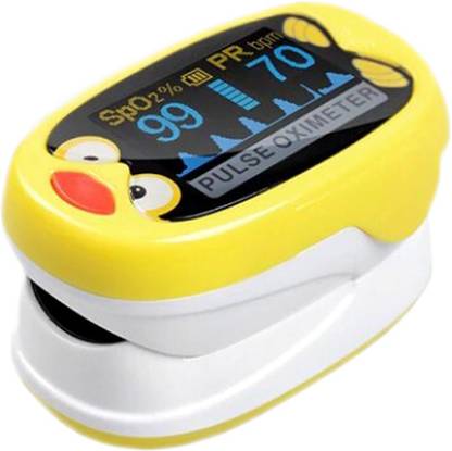 NISCOMED Child Pulse Oximeter, Oxygen Monitor for Kids Baby and Pediatric Blood Oxygen Saturation Heart Rate Monitor with Automatic Shut-Down, Rotatable Directions LED Display, Rechargeable and USB support Pediatrics\kid Finger tip Pulse Oximeter. Pulse Oximeter