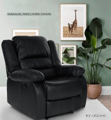LEZINO Leatherette Manual Recliner
