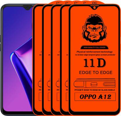 GORILLA PRO Edge To Edge Tempered Glass for . OPPO A12