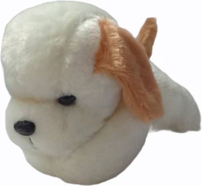 SOUBHAGYA LAXMI COLLECTION WHITE PUPPY  - 10 cm
