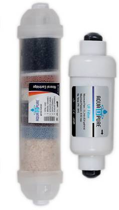 AquaDpure Mineral Cartridge and UF Filter For All type of RO water purifier (08 inch) Solid Filter Cartridge