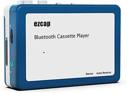 microware Bluetooth Cassette to MP3 Cassette Portable Cassette Player with Bluetooth Transmitter Walkman Player ezcap215 Digital Files for Laptop PC MP3 Player
