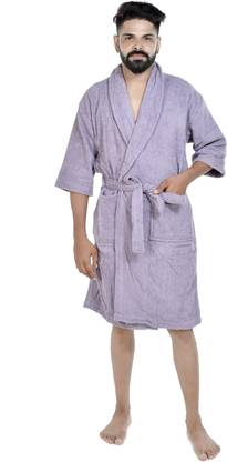 TRIDENT Purple Medium Bath Robe