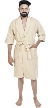 TRIDENT Cream Medium Bath Robe