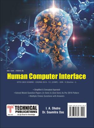 Human Computer Interface for SPPU 19 Course (TE - SEM V - COMP. - 310245(B) - Elective - I)