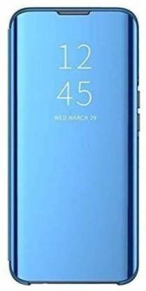 Durion Flip Cover for Redmi 5A Clear View Mirror Flip Case Cover
