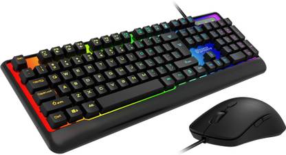 COCONUT Neon Premium Wired Keyboard Mouse Combo Combo Set Designed for Gaming