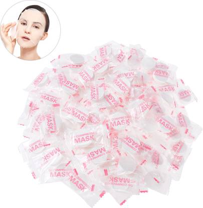 Shihen DIY Compressed Facial Mask Paper Home Skin Care Random Color Disposable for Men and Women