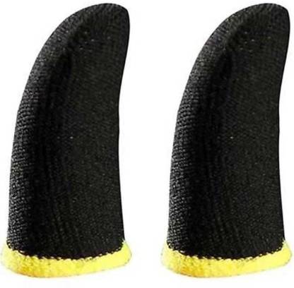 RINKUKIALTO Pubg Anti-Slip Thumb Sleeve Pack of 1 Pair Black & Yellow  Gaming Accessory Kit