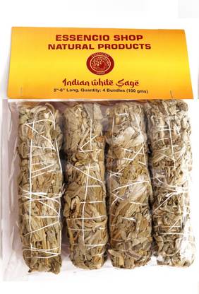 Essencioshop Indian White sage 4 inches 25 gm Sage