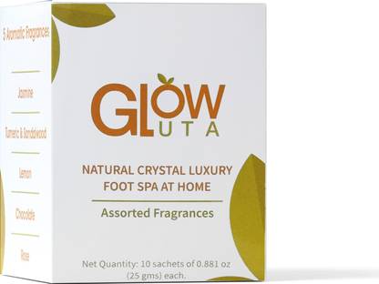 Glutaglow Gluta Glow Natural Crystal Luxury FootSpa At Home