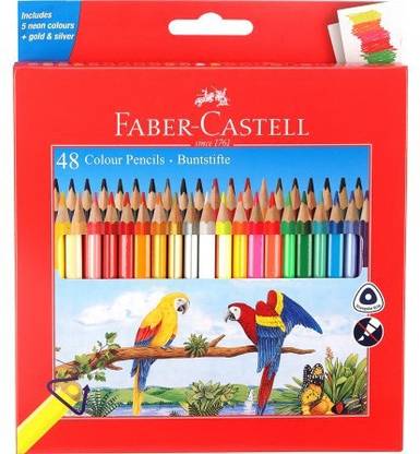 FABER-CASTELL Faber-Castell colour-me grip pack of 48 , 5Y+ Pencil