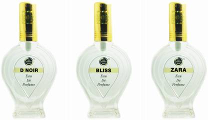 The perfume Store D NOIR BLISS ZARA Regular pack of 3 Eau de Parfum  -  180 ml