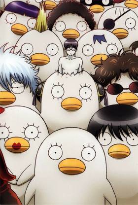 Gintama Elizabeth Gintama Anime Matte Finish Poster N-23 Paper Print