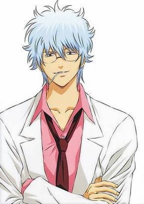 Background Gintama Simple Matte Finish Poster Paper Print