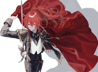 Genshin Impact Diluc Genshin Impact Redhead Matte Finish Poster Paper Print