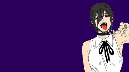 Anime Girls Anime Reze Chainsaw Man Chainsaw Man Purple Background Hd Matte Finish Poster Paper Print