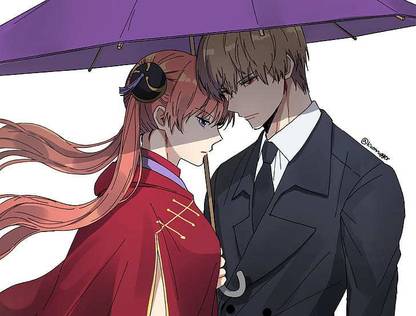 Anime Gintama Kagura Gintama Okita Sougo Hd Matte Finish Poster Paper Print