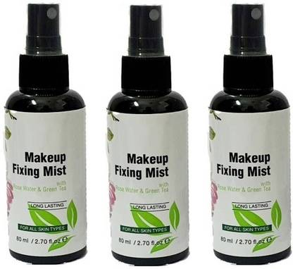tanvi27 Makeup Fixing Mist with Rose Water and Green Primer  - 240 ml