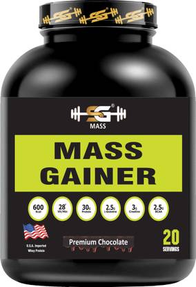 SG Mass Gainer Protein Powder, Vitamin C & D, Calcium for Immune Support Weight Gainers/Mass Gainers