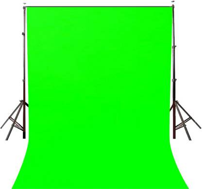Windrop Solutions Regular Green Screen Background Photo Video Studio Back drop 9 x 10 for Indoor-Outdoor Online Classes YouTube Videos Made in India NOTE:- CONTAINS ONLY BACKDROP NOT WITH STAND Reflector