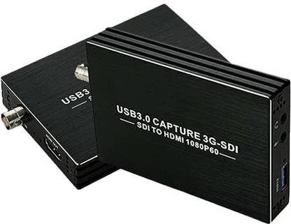 microware SDI to HDMI USB 3.0 Video Capture Card SDI to HDMI-Compatible HD 1080P Broadcast Level to USB3.0 Video Capture Card Media Streaming Device