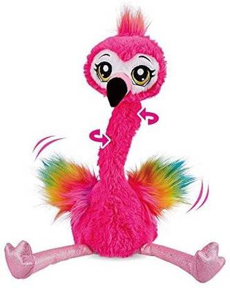 Zuru Pets Alive Frankie The Funky Flamingo Battery Powered Dancing Robotic Soft Toy, 3Y+  - 38 cm