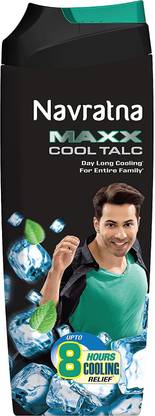 Navratna Maxx Cool Talc|8H Cooling Relief|Day Long Cooling|