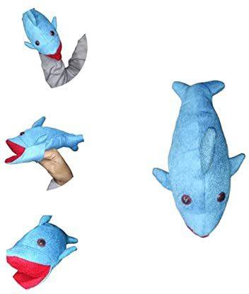 Ritu Shubhman's Creation Fish Hand Puppet | Water Animal | Fish Puppet | Animal Hand Puppet | Hand Puppets for Kids | Animal & Bird Hand Puppets Hand Puppets
