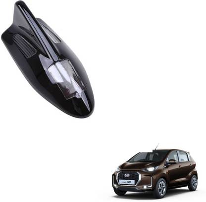SEMAPHORE Solar Led Car Roof Spoiler Shark Fin Shape Antenna Decorative Light For Datsun Redi GO Whip Vehicle Antenna