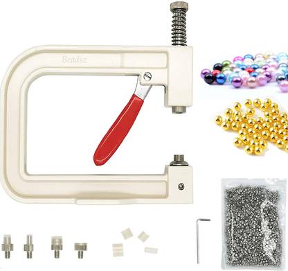 jasol Pearl Setting Machine with Sample Beads & revit Pack of 1 Beads Setting Machine
