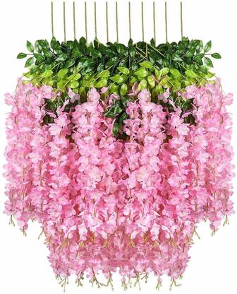 S-Biv Pink Westeria Artificial Flower