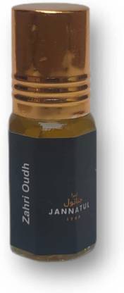 Jannatul itra Zahri Oudh/Zafran Attar | Perfume/Fragrance Oil Roll-on | Premium Long Lasting Concentrated Saffron Attar for Men & Women | Unisex | 4ml Floral Attar