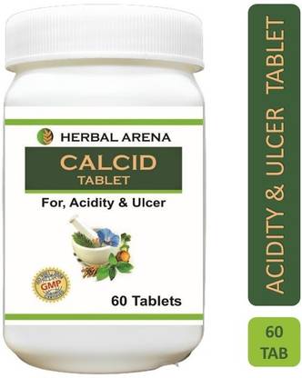 Herbal Arena Calcid Tablet Ayurvedic and Natural Acidity Relief Medicine For Acidity and Ulcer
