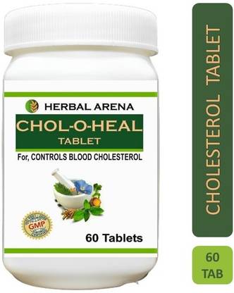 Herbal Arena CHOL-O-HEAL Cholesterol Tablets Ayurvedic Medicine For Control Blood Cholesterol
