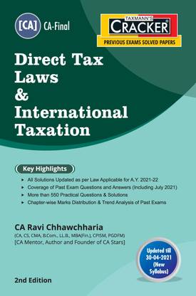 Taxmann's CRACKER for Direct Tax Laws & International Taxation – The Most Updated & Amended Book covering Past Exam Questions with 550+ Practical Questions & Trend Analysis for CA Final | New Syllabus