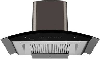 Hindware Revio Plus 90 (C100213) - Auto Clean Wall Mounted Black 1200 CMH Chimney