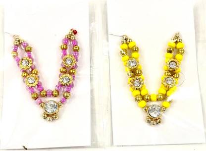 SPSStore Designer Stone Mala / Necklace, Laadu Gopal Deity Ornament