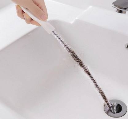 S R CREATION Universal Sink Pipe Dredger Remover Tools Sink Cleaning Brush Water Channel Drain Cleaner 1pc Kitchen Bathroom Toilet Home Hair Cleaner Toilet Dredge Pipe, 45 cm Multi-purpose Plunger