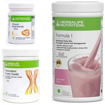 HERBALIFE Formula 1 Rose kheer and protein powder 200 and afresh Ginger. Plant-Based Protein