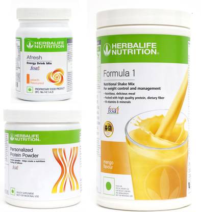 HERBALIFE Formula 1 Mango and protein powder 200 and afresh Peach. Plant-Based Protein