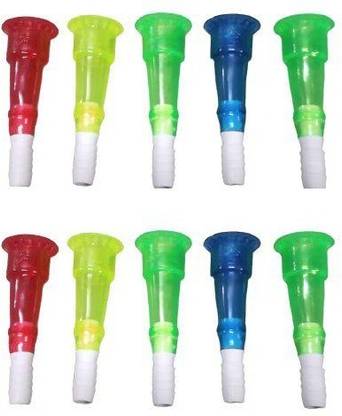 NEW WARE Pipe Nozzle Heavy Duty PVC Connector Hose Fitting(Pack of 10)-Multicolour-size 3/4" Hose Connector