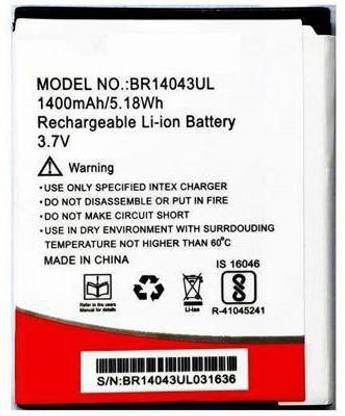 Wildfab Mobile Battery For  Intex Aqua 4.0 3G