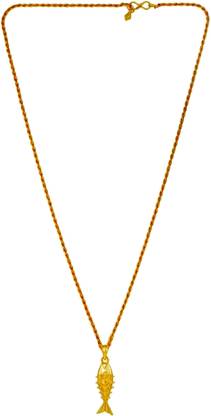 PRIYANSHU INDUSTRIES Deals New Letest New Look Fashion Gold Plated Ad Big Fish Fashion Pendant Locket women And Girls ,Party Wear , Daily Wear ,Marriage Party Gold-plated Alloy Pendant